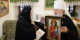 Награждение игумении Новодевичьего монастыря