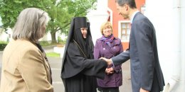 Наследный Князь Лихтенштейнский Принц Алоиз в Московском Новодевичьем монастыре.